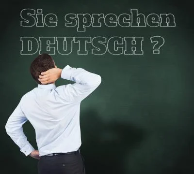 Composite image of thinking businessman scratching head Illustrazione stock