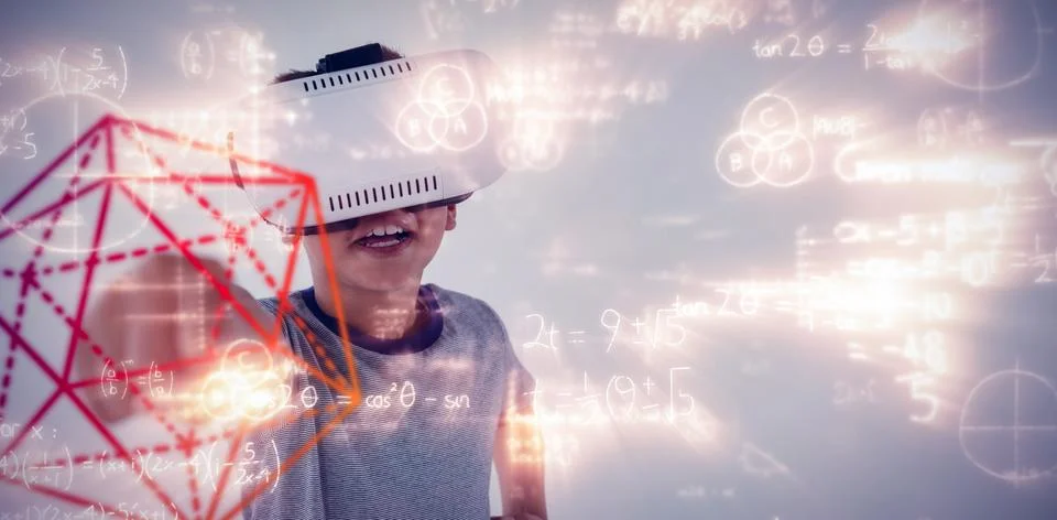 Composite image of three dimension image of hexagon shape Stock Photos