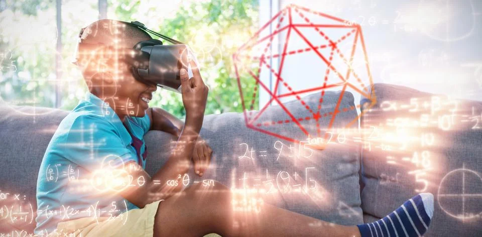 Composite image of three dimension image of hexagon shape Stock Photos