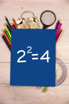 Composite image of two squared Illustrazione stock