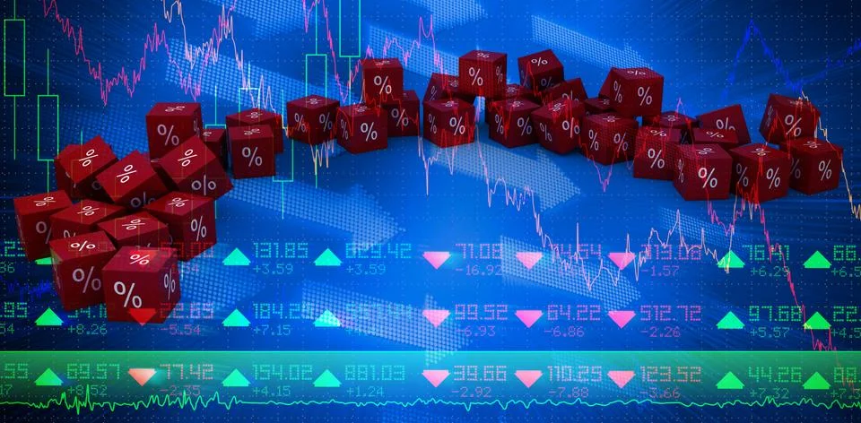 Composite image of vector icon of percentage symbol Stock Illustration