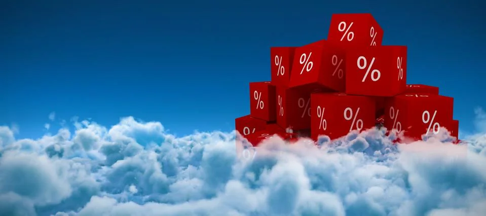 Composite image of vector icon of percentage symbol Stock Photos