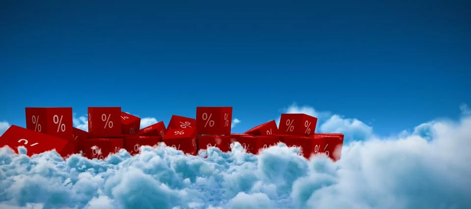 Composite image of vector icon of percentage symbol Stock Photos