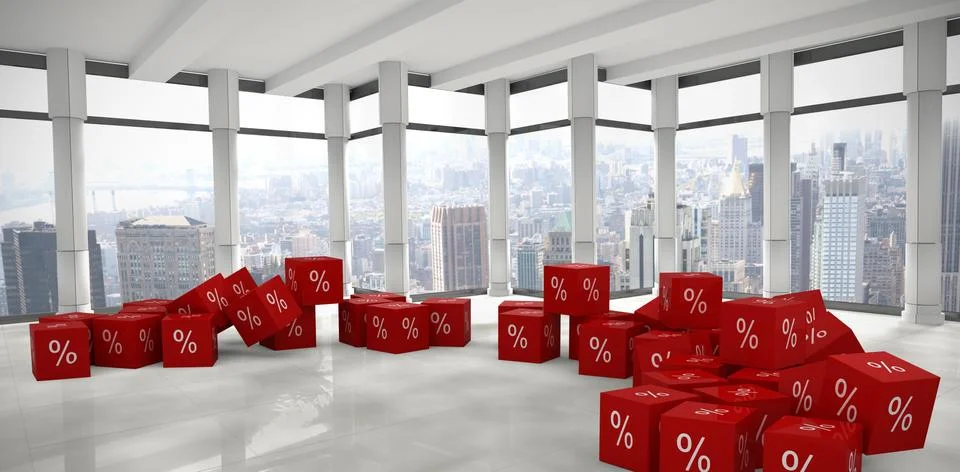 Composite image of vector icon of percentage symbol Stock Photos