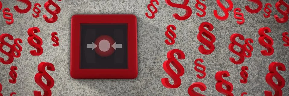 Composite image of vector icon of section symbol Foto stock