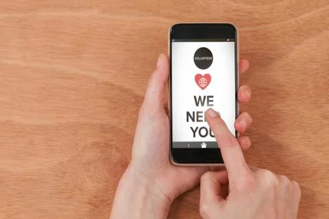 Composite image of vector image of we need you text with icons Stock Photos