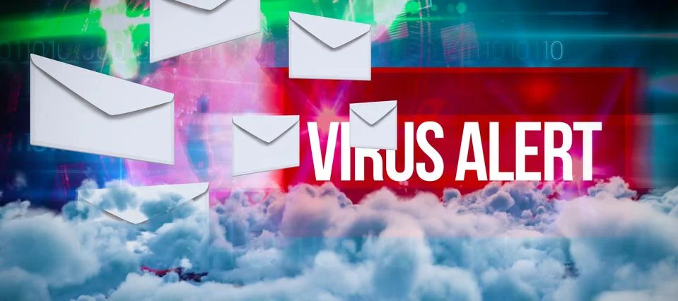 Composite image of view of cloudscape Illustrazione stock