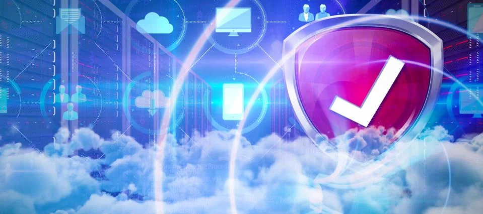 Composite image of view of cloudscape Stock Illustration