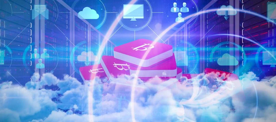 Composite image of view of cloudscape Foto stock