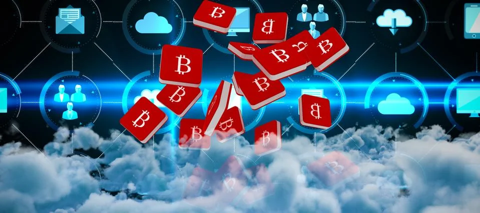 Composite image of view of cloudscape Foto stock