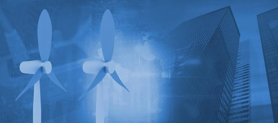 Composite image of view of data technology 3d Stock Illustration