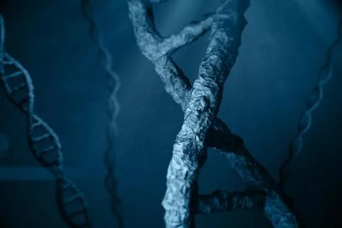 Composite image of view of dna イラスト素材