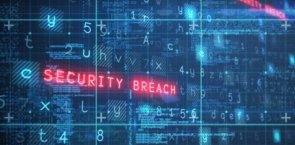 Composite image of virus background Illustrazione stock