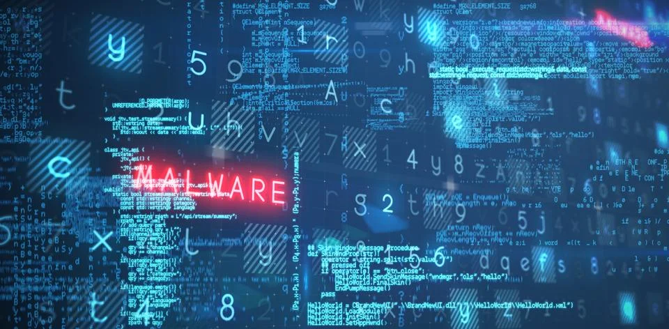 Composite image of virus background Illustrazione stock