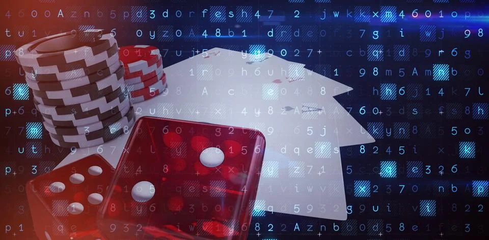 Composite image of virus background Stock Illustration