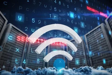 Composite image of virus background Stock Illustration