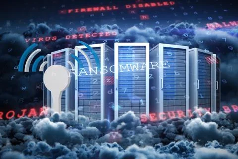 Composite image of virus background イラスト素材