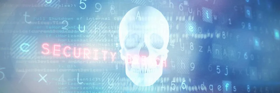 Composite image of virus background Stock Illustration