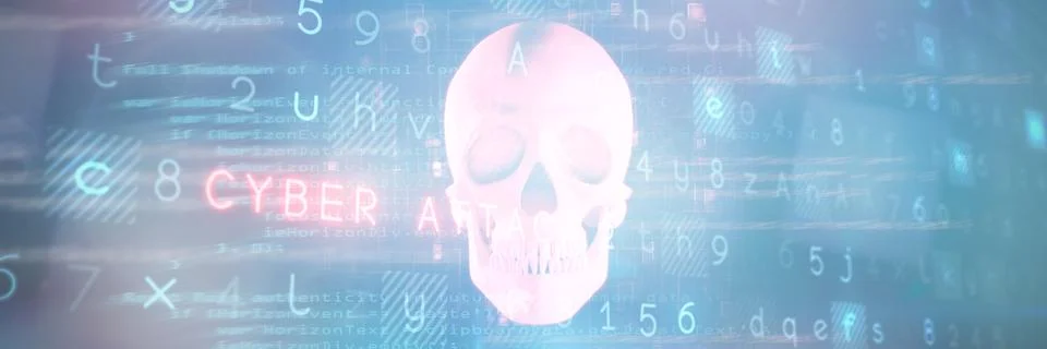 Composite image of virus background Illustrazione stock