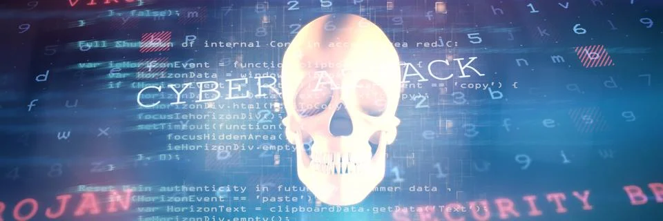 Composite image of virus background Stock Illustration