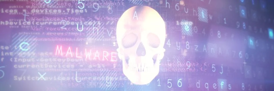 Composite image of virus background 스톡 일러스트