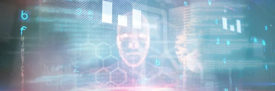 Composite image of virus background 스톡 일러스트