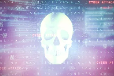 Composite image of virus background 스톡 일러스트