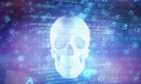 Composite image of virus background 스톡 일러스트