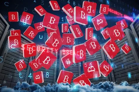 Composite image of virus background Stock Photos