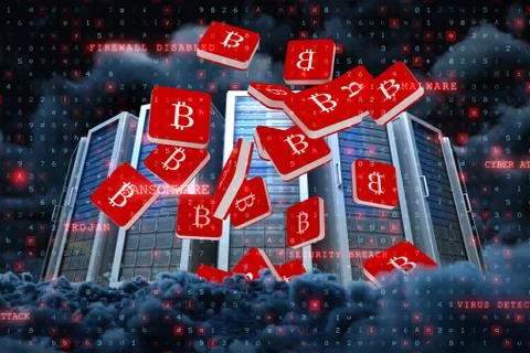 Composite image of virus background Stock Photos