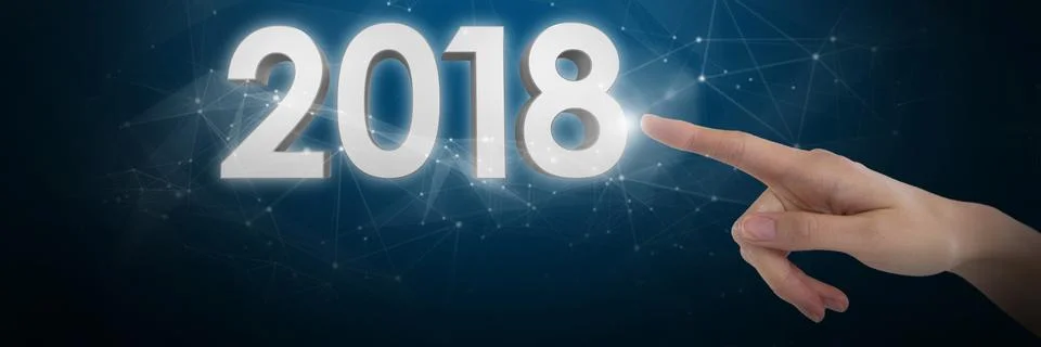 Composite image of womans hand using invisible screen Foto stock