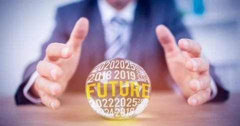 Composite image of the word future Stock-Fotos
