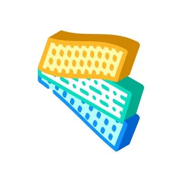 Composite material aeronautical engineer isometric icon vector illustration Stock Illustration