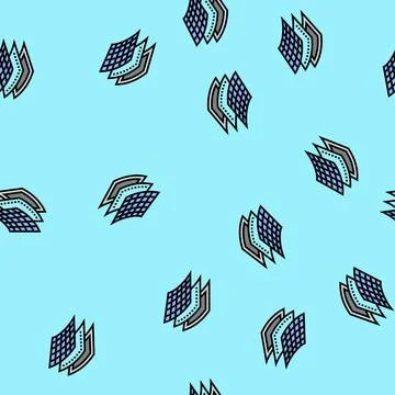 Composite material aeronautical engineer vector seamless pattern Stock Illustration