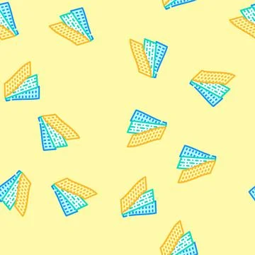 Composite material aeronautical engineer vector seamless pattern Stock Illustration