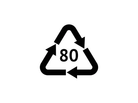 Composite Recycling codes Stock Illustration