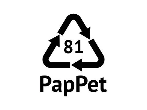 Composite Recycling codes Illustrazione stock