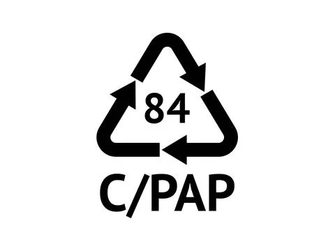 Composite Recycling codes Stock Illustration