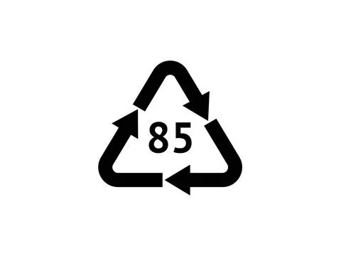 Composite Recycling codes Stock Illustration