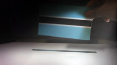Compositing Hand Voting To Flag OF Botswana   Video stock 148926633