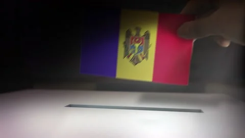 Compositing Hand Voting To Flag OF Moldova  Stock-Footage 149158614