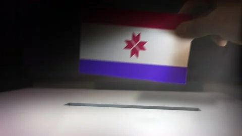 Compositing Hand Voting To Flag OF Mordovia  Видео 149160167