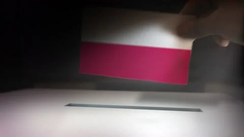 Compositing Hand Voting To Flag OF Poland  Stock-Footage 149336785
