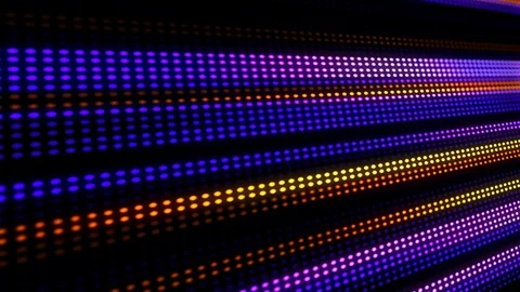 Composition abstract luminous LED mini-lamps Stock Footage 121402559