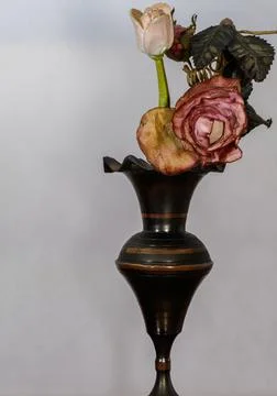 Composition of artificial flowers. 写真素材