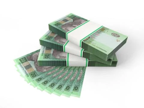 Composition with banknotes of ukrainian money Stock Illustration