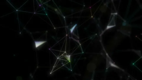 Composition based on plexus. Abstract technology, science and engineering motion Stock Footage 115135315