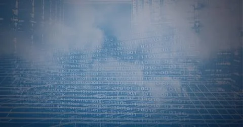 Composition of binary coding processing over grid and clouds 库存插图