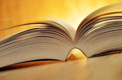 Composition with book on the table Stock Photos