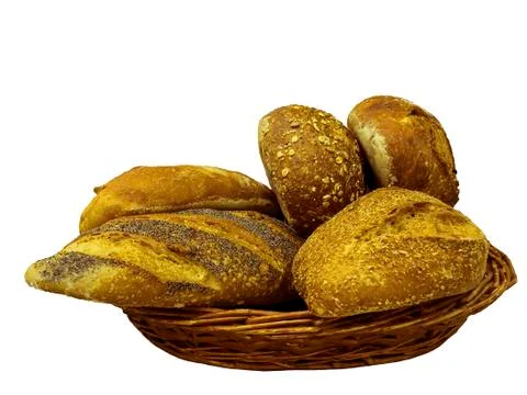 Composition with bread Stock Photos